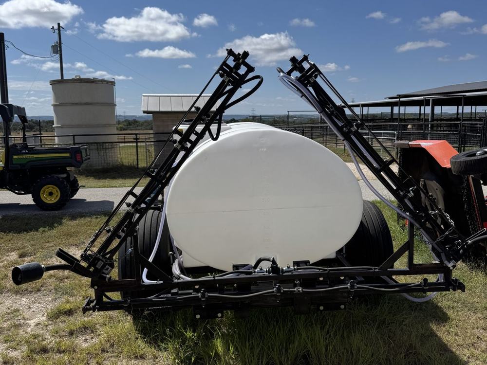 Sprayer trailer after repair